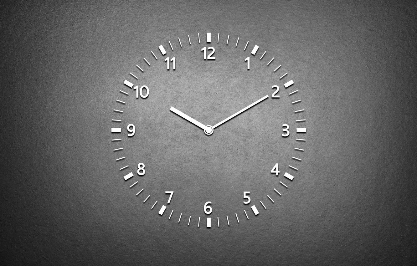 Photo Wallpaper White, Black, Watch - Background Clock - 1332x850 Wallpaper  