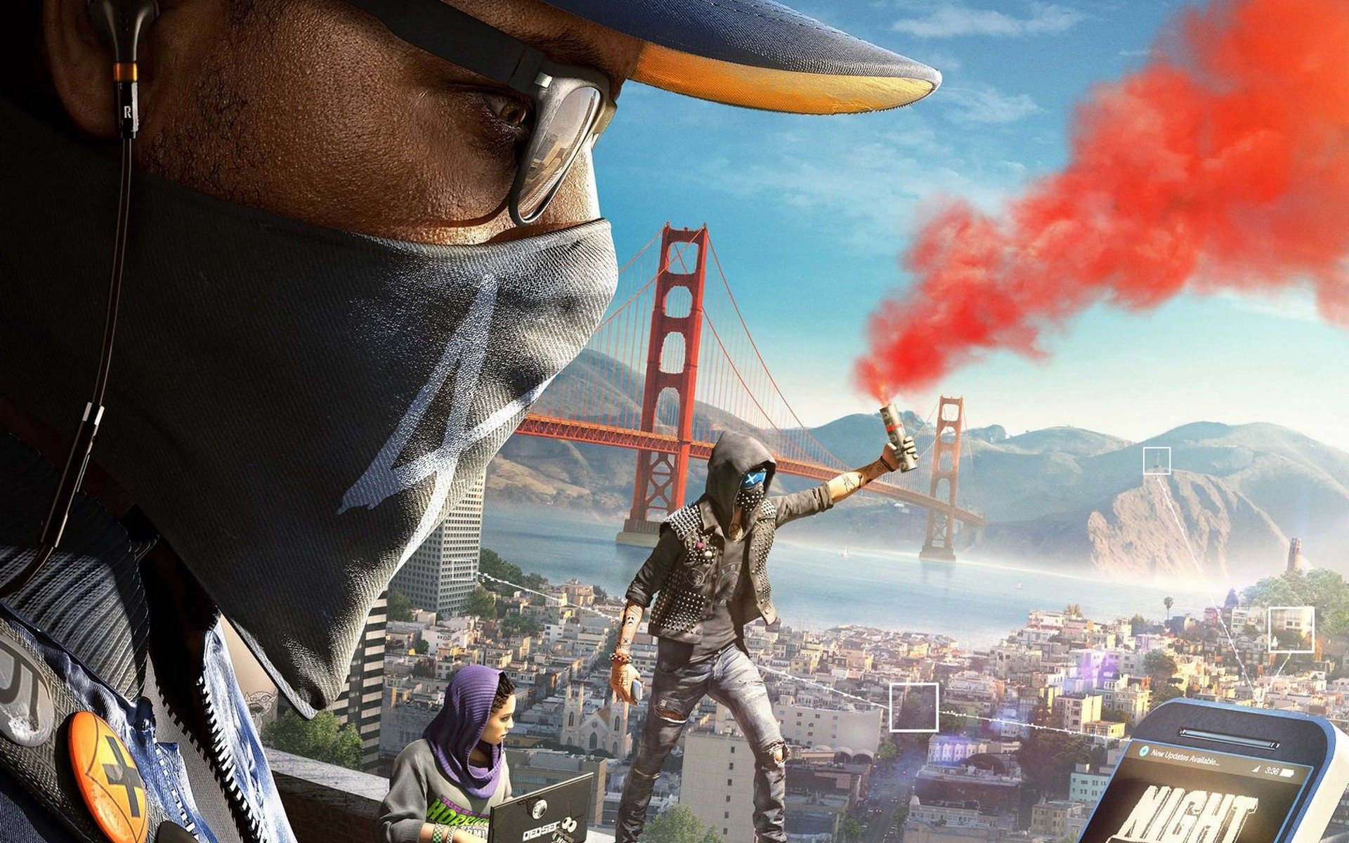 Watch Dogs 2 Wallpaper Android 19x10 Wallpaper Teahub Io