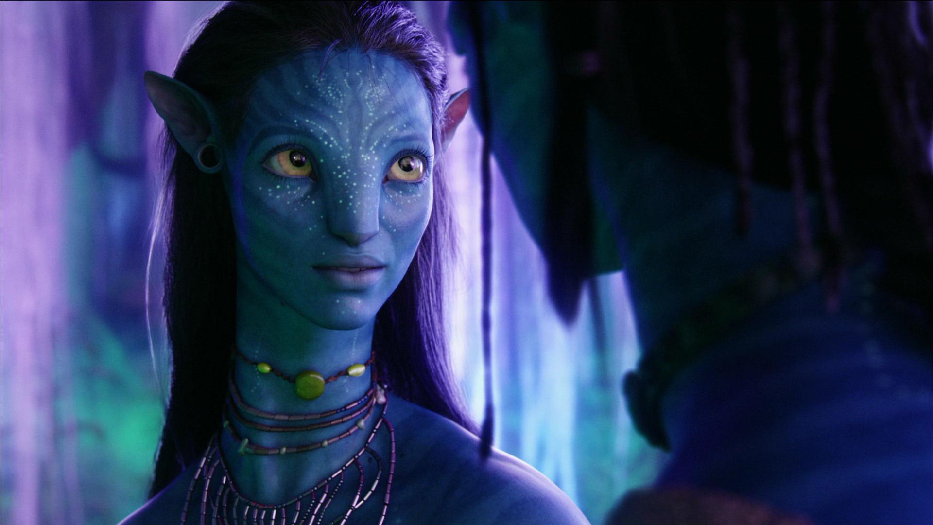 229 2291700   Zoe Saldana Face Sight Avatar Avatar Neytiri 