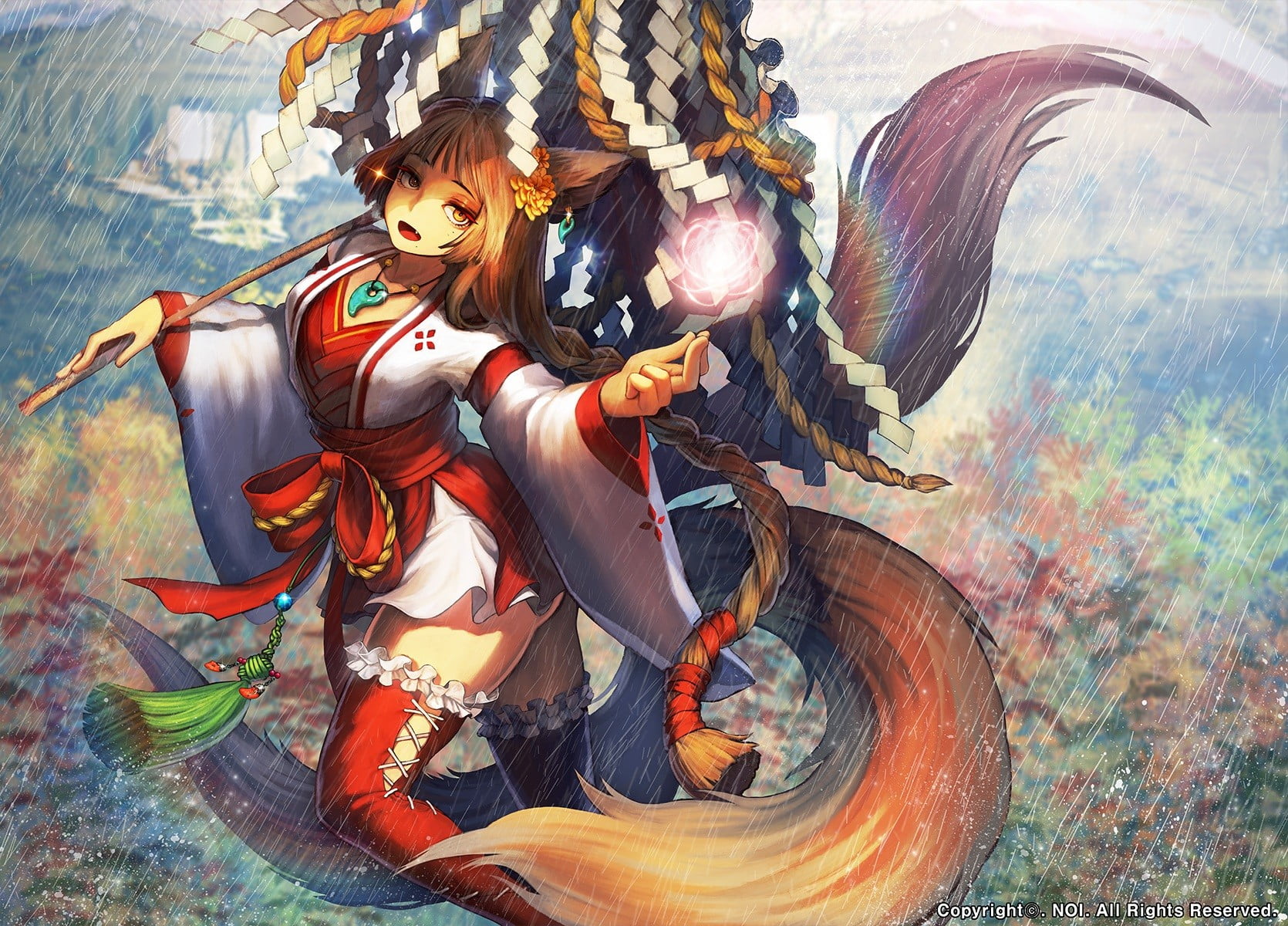 Nine Tail Fox Character 1670x1200 Wallpaper