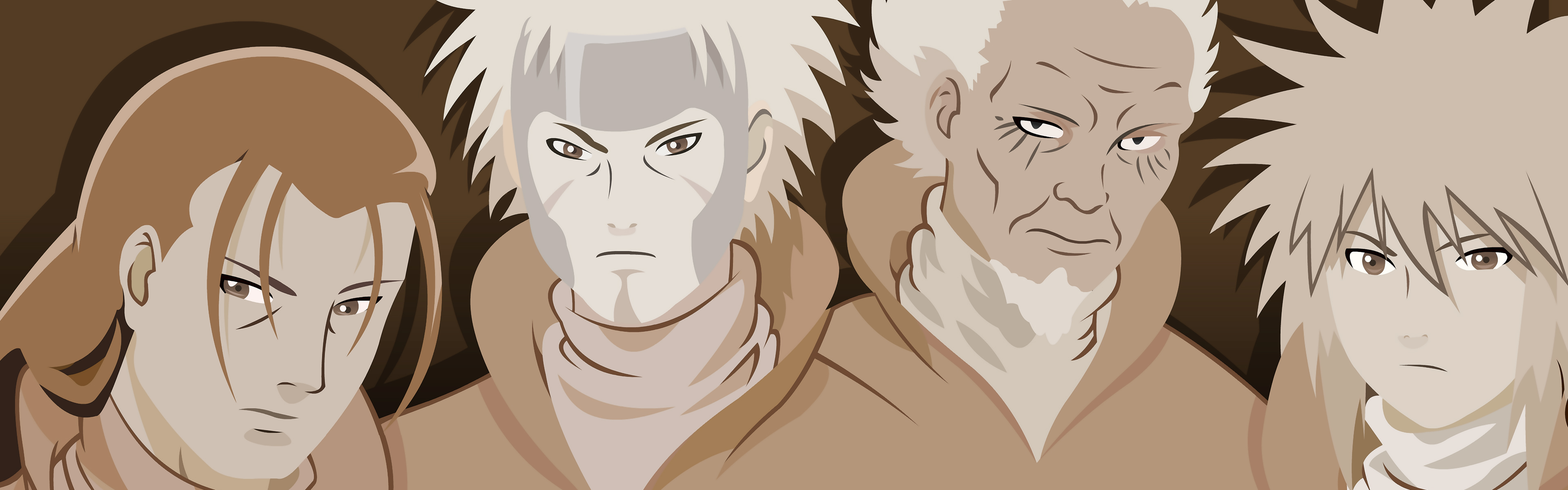 Wallpaper - Naruto Minato Tobirama Senju - 3840x1200 Wallpaper - teahub.io