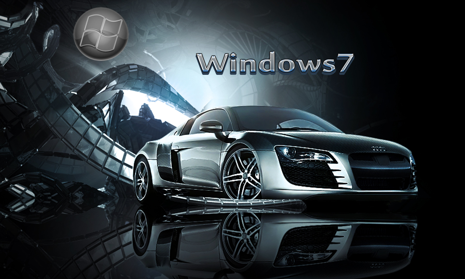 Windows7 Car Wallpaper By Kubines Customization Wallpaper - Desktop Wallpaper Window 7 - HD Wallpaper 