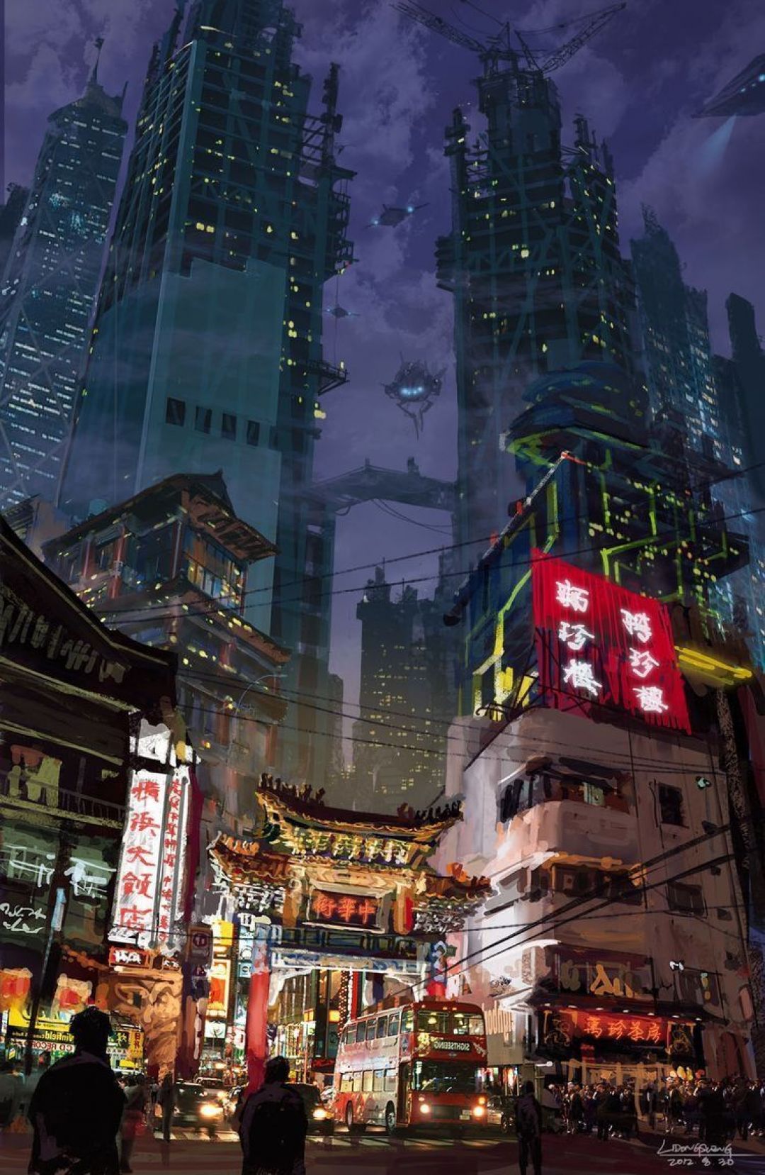 Anime City Night Wallpaper Phone Japanese Anime City Cyberpunk Anime ...