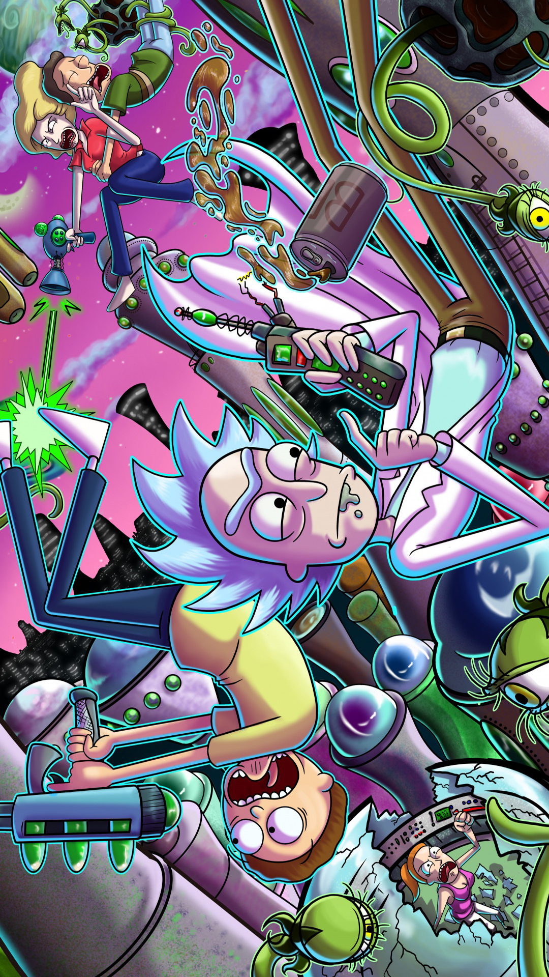 Rick And Morty Time Travel Wallpaper - Rick Y Morty Wallpaper Hd ...