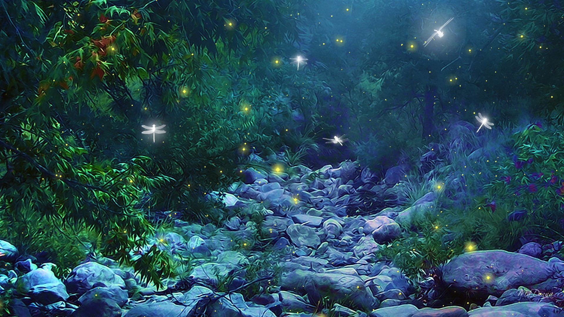 Magic Nature Background - 1920x1080 Wallpaper 