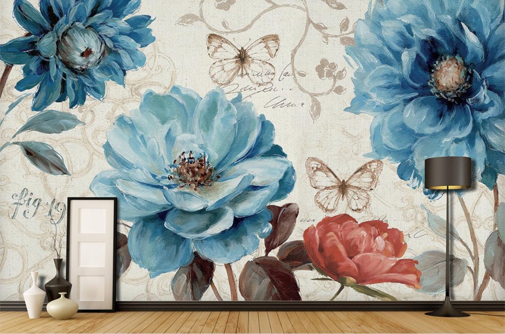 Blue Watercolor Wallpaper - HD Wallpaper 