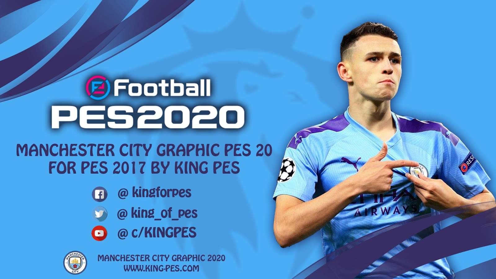 Download City Graphics Mod For Pes2017 Manchester City Wallpaper 2020 1600x900 Wallpaper Teahub Io