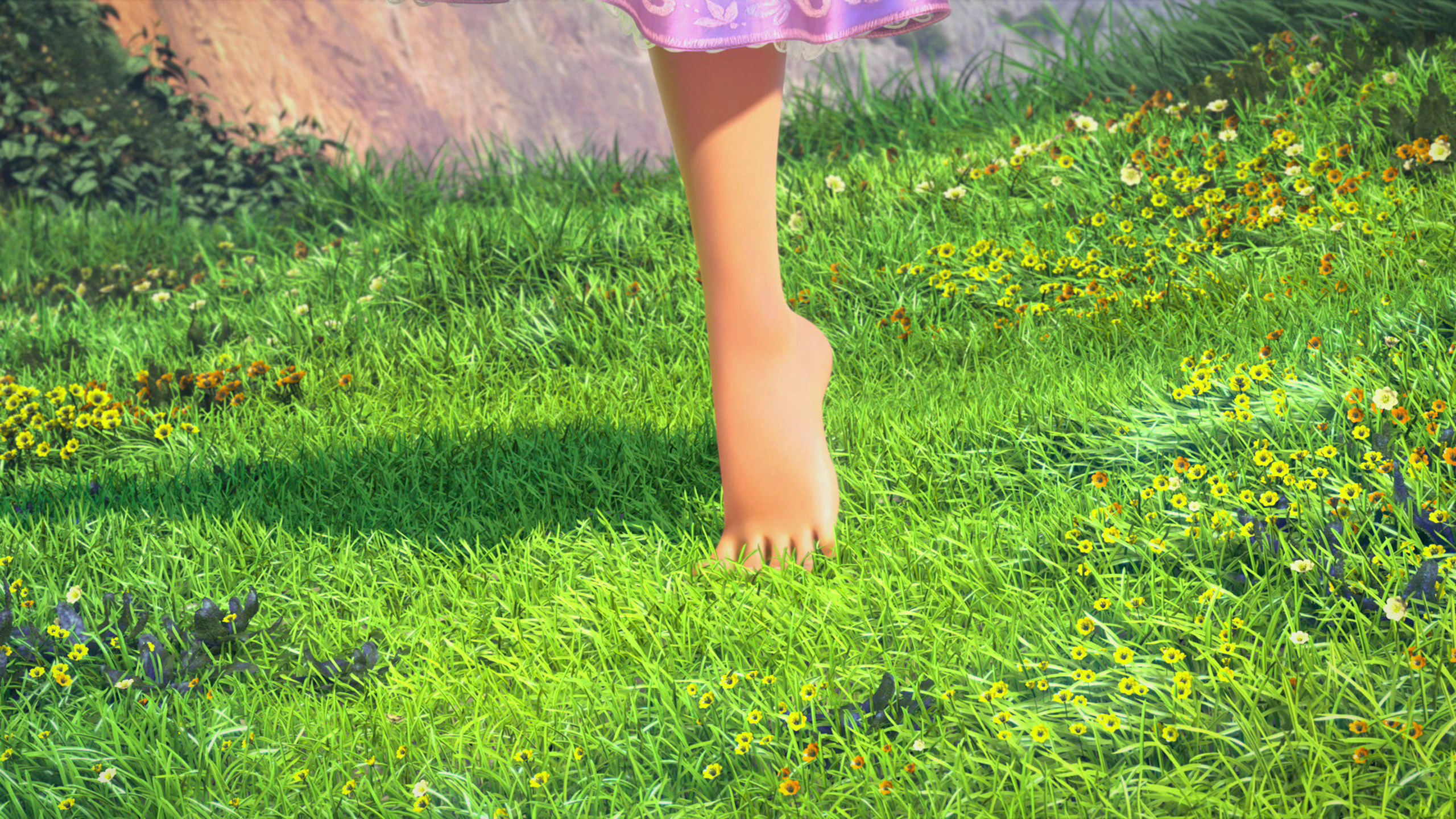 Rapunzel Feet - HD Wallpaper 