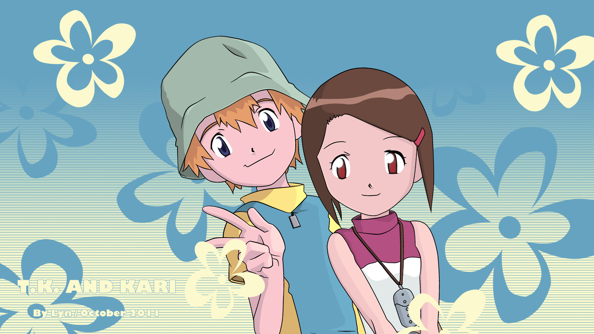 Toei Animation Digimon Adventure Hikari Yagami Takeru Hikari Yagami 1920x1080 Wallpaper 6697