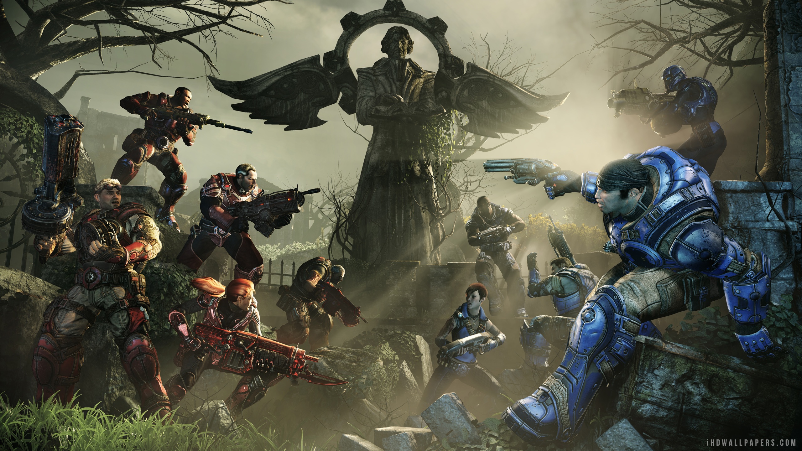 Halo Gears Of War - 2560x1440 Wallpaper - teahub.io