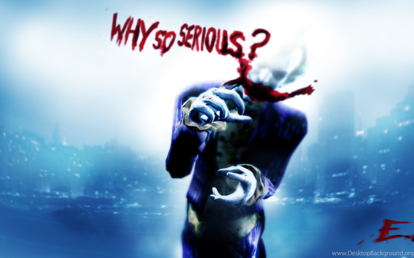 Joker Why So Serious - HD Wallpaper 