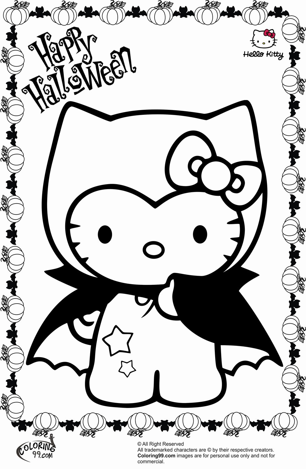 Download Hello Kitty Coloring Book New Hello Kitty Halloween Halloween Hello Kitty Colouring 980x1500 Wallpaper Teahub Io