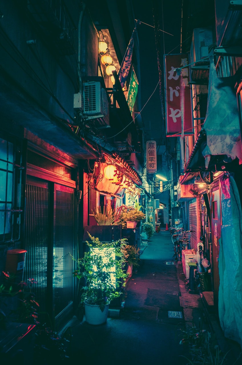 Japan City And Light Image Iphone X Wallpaper Japan 848x1280 Wallpaper Teahub Io