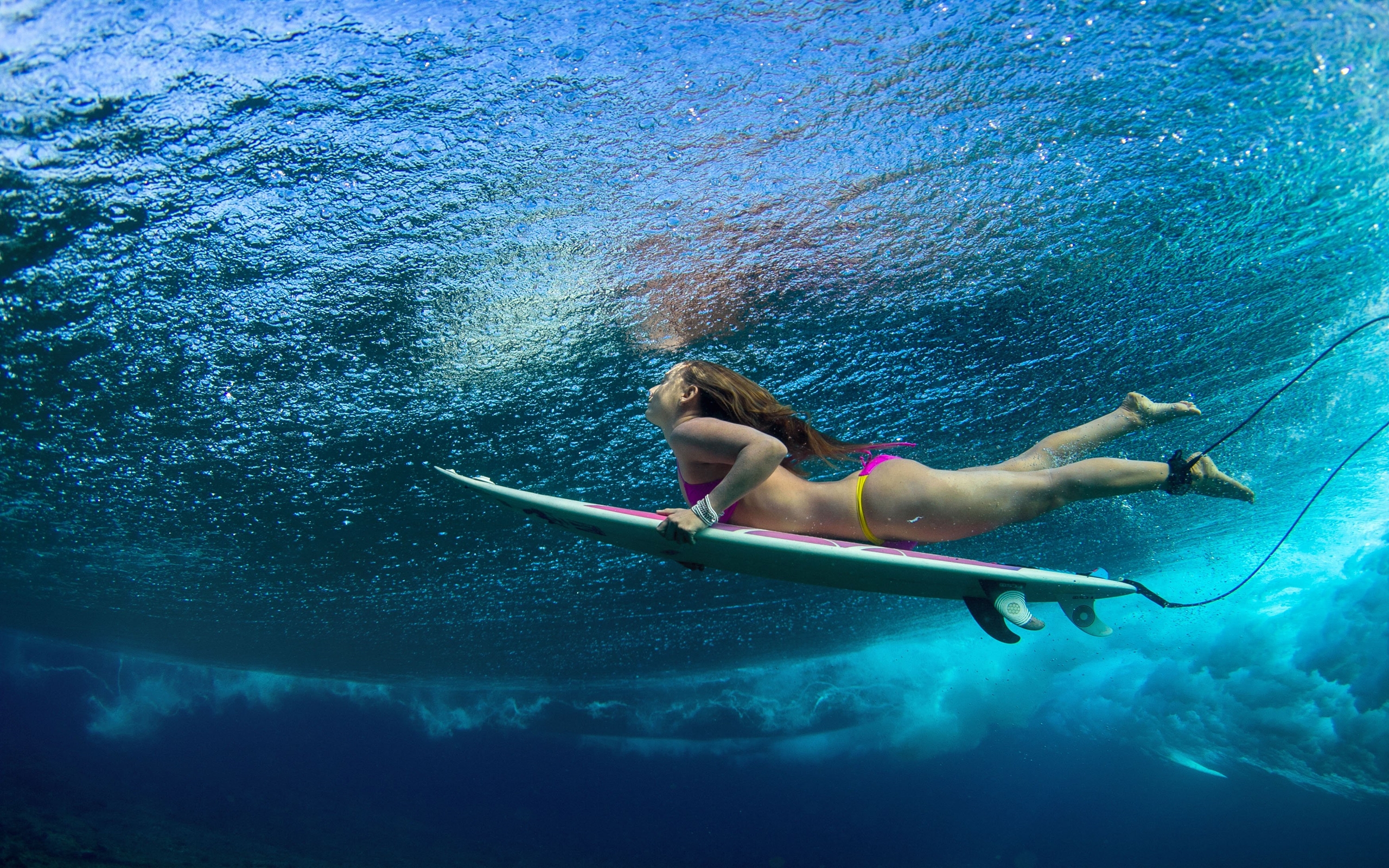Underwater Surfing - HD Wallpaper 