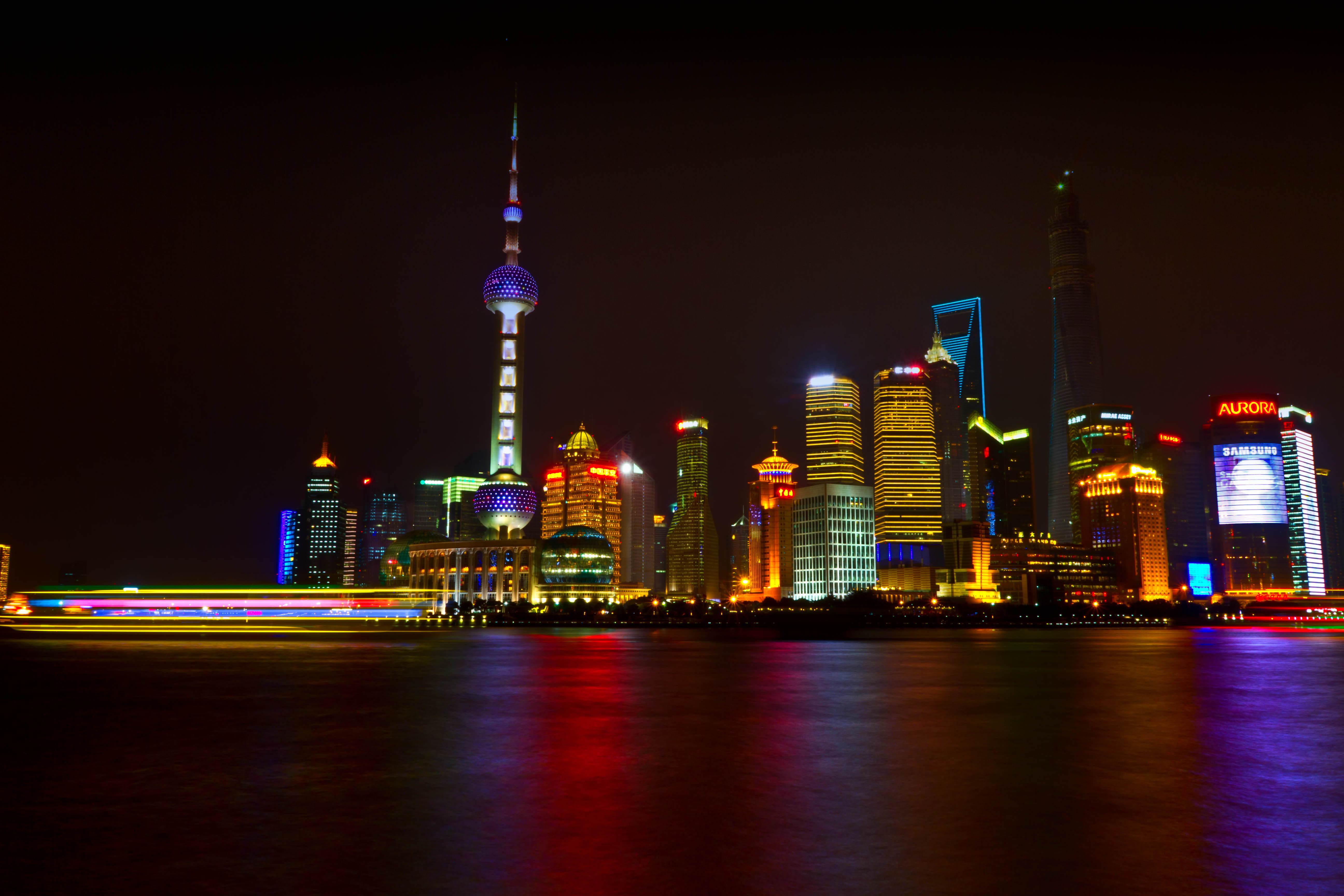 Pudong Skyline - HD Wallpaper 