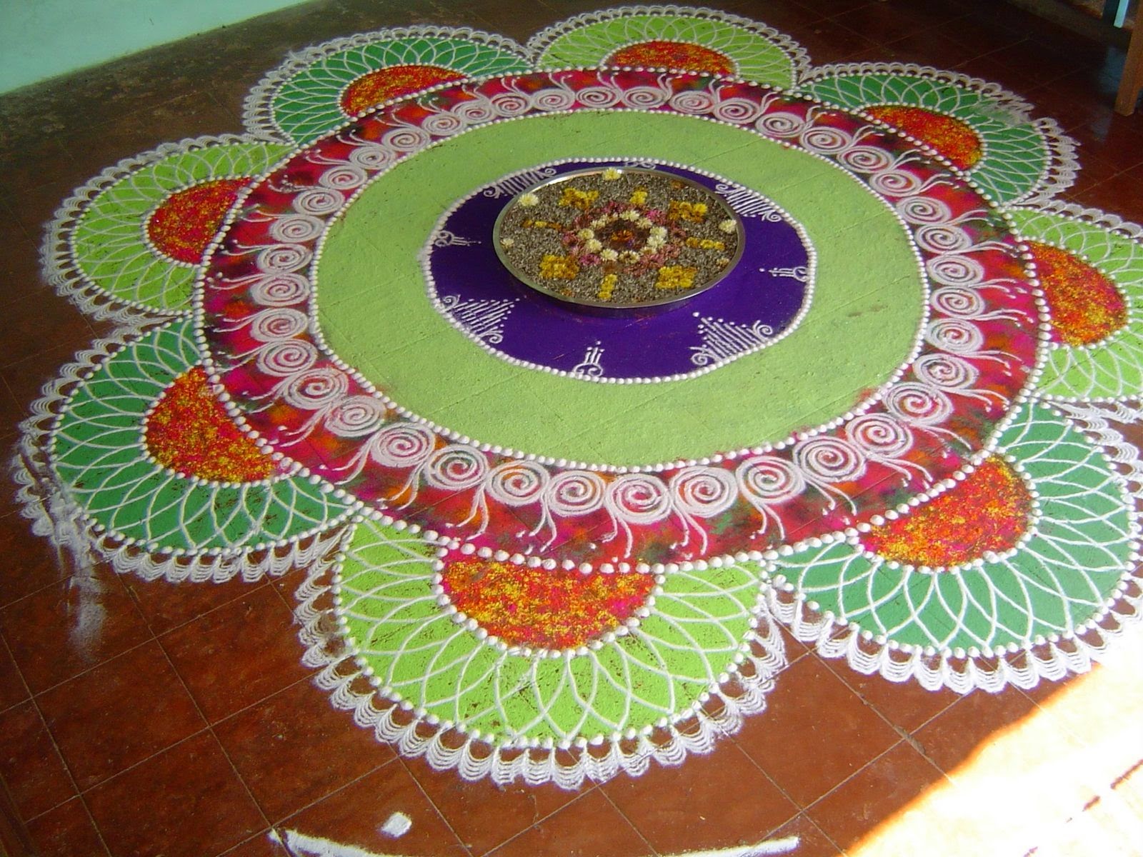 Diwali Rangoli Wallpaper - HD Wallpaper 