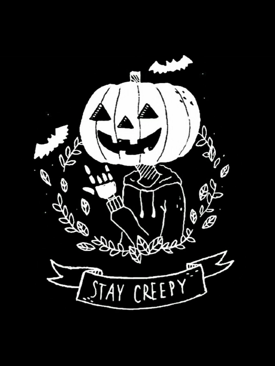 Scary Cute Halloween Background - 960x1280 Wallpaper 