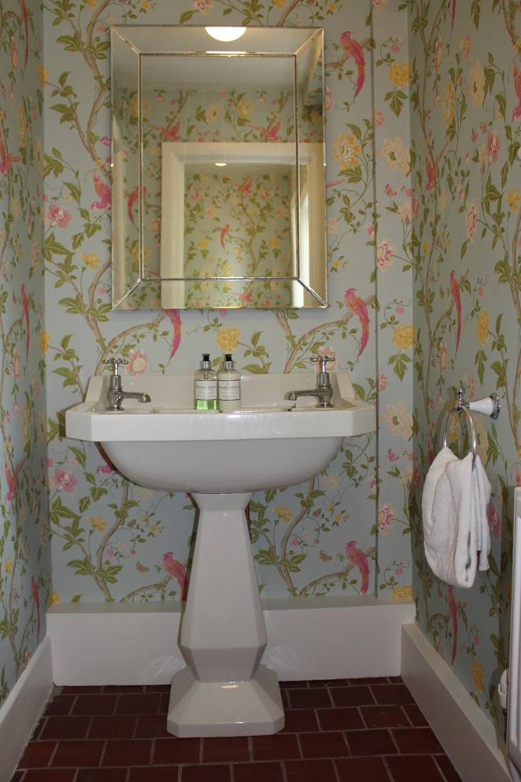 The 25 Best Small Bathroom Wallpaper Ideas On Pinterest Small Bathroom Wallpaper Ideas 736x1104 Wallpaper Teahubio