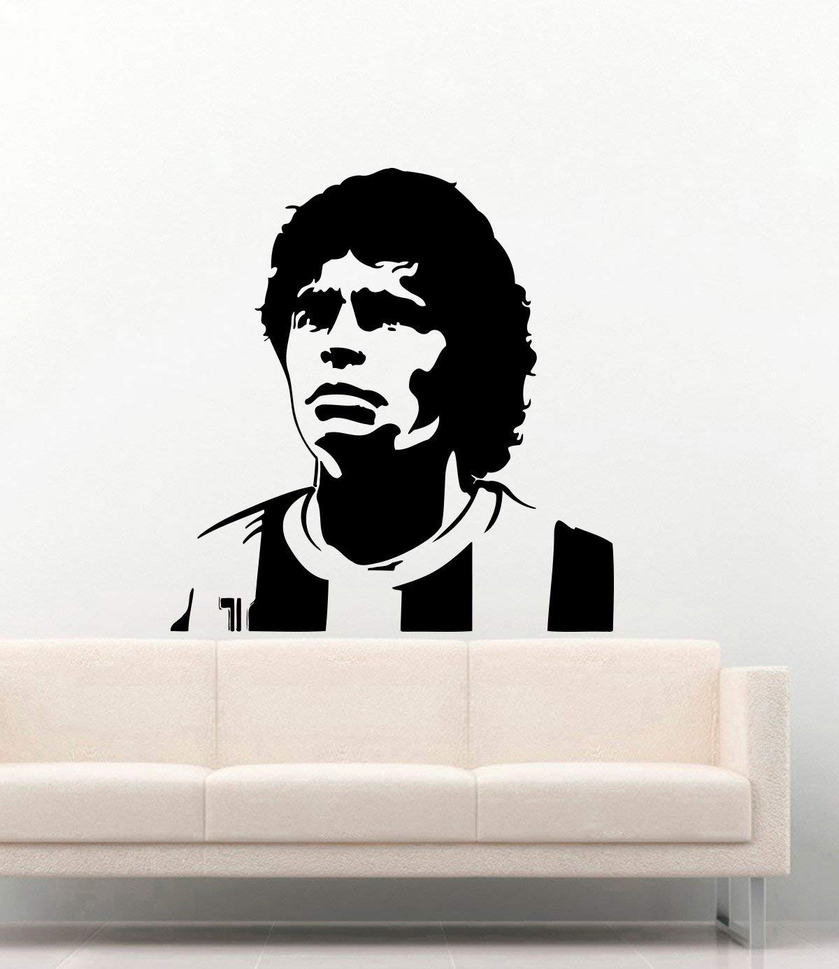 Maradona Stencil - HD Wallpaper 