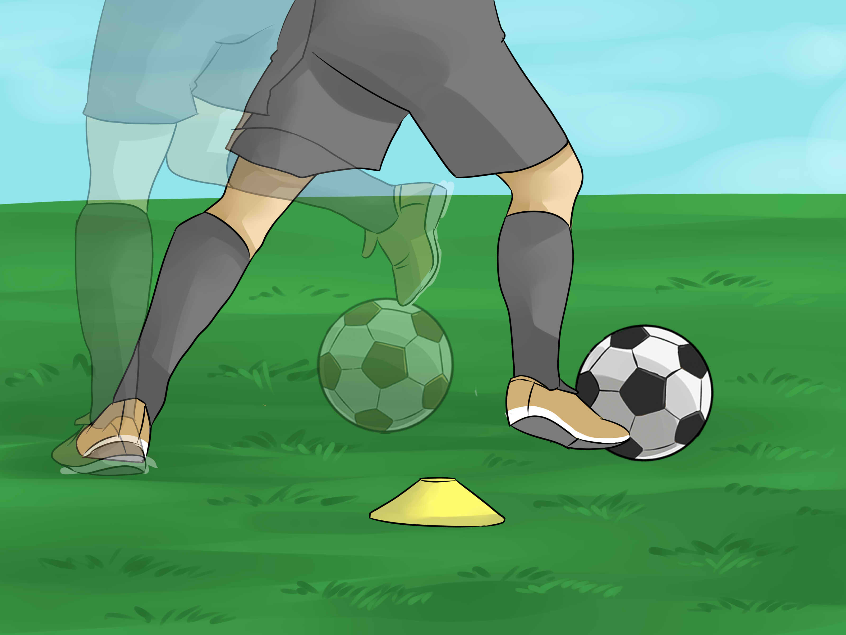 Image Titled Do A Maradona In Soccer Step - Soccer Dribbling - HD Wallpaper 