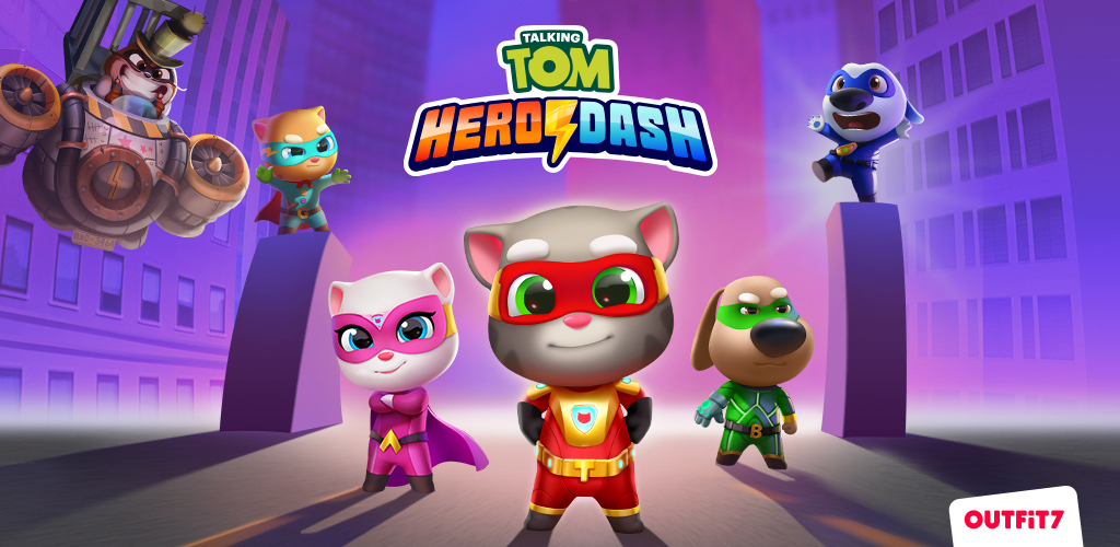 Talking Tom Hero Dash - 1024x500 Wallpaper - teahub.io