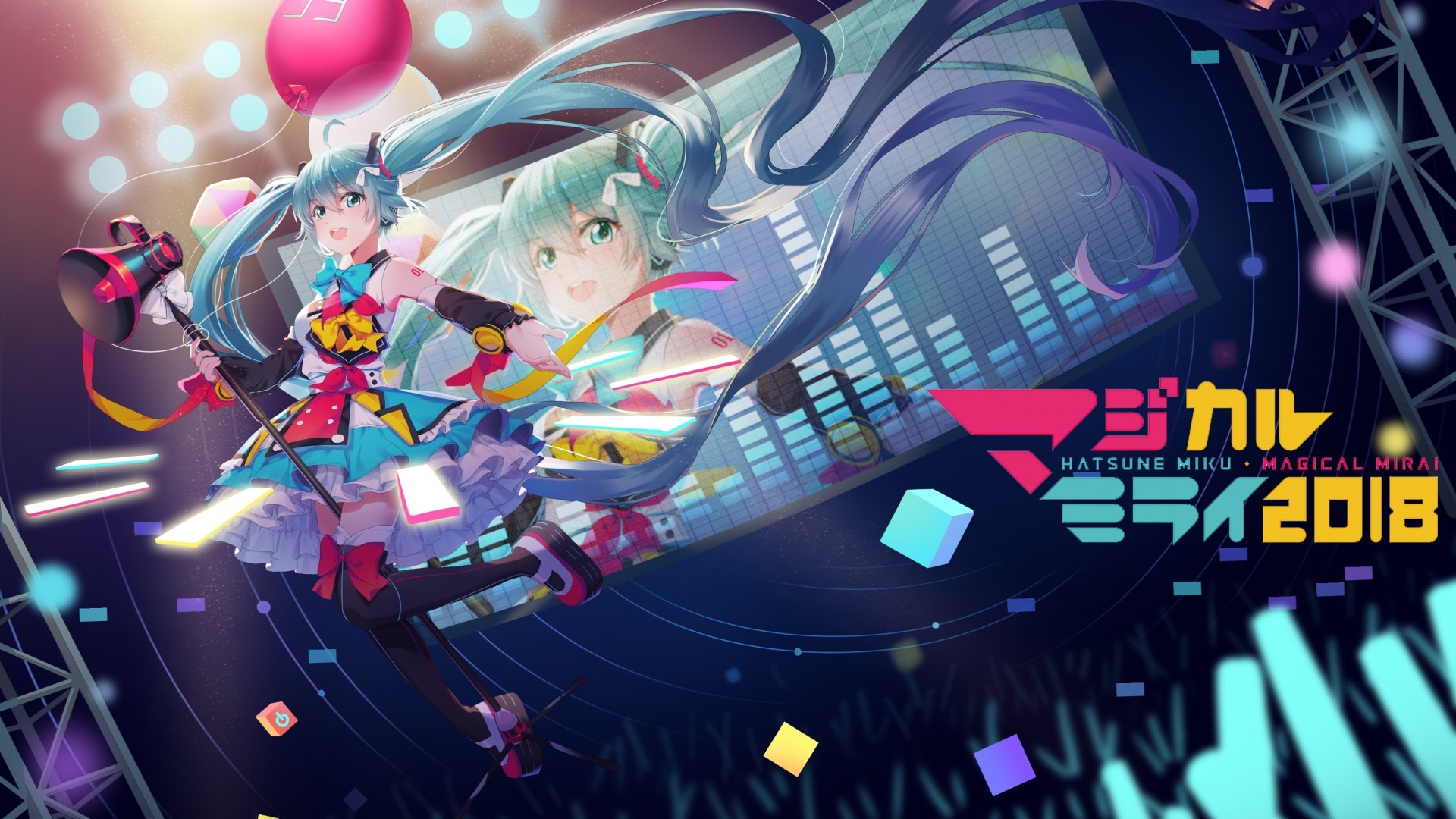 Vocaloid, Magical Mirai, Hatsune Miku - Hatsune Miku - 1920x1080 