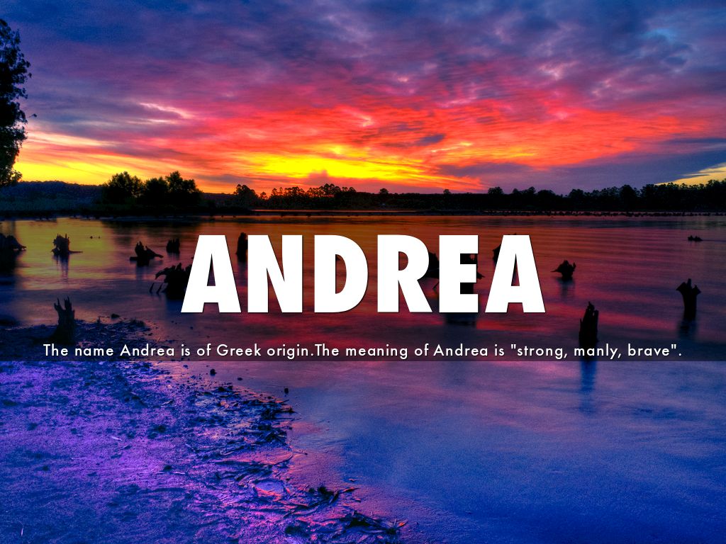 Andrea The Name Andrea Is Of Greek Origin - Sunset - HD Wallpaper 