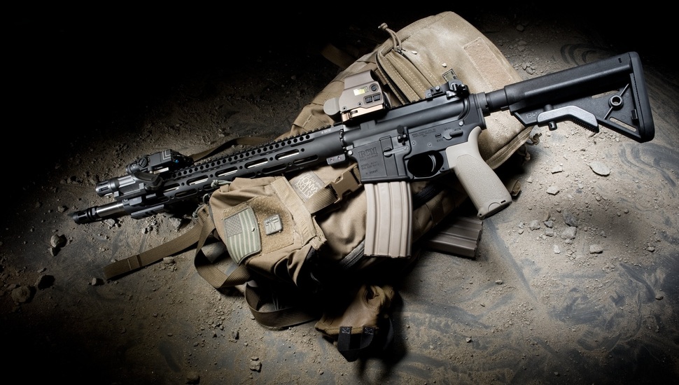 Rifle, Mk2, Bravo Company Usa, Weapons, Rifle, Rugzak, - Bcm Background - HD Wallpaper 