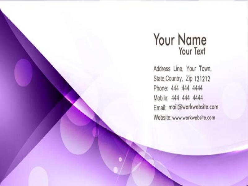 Wallpapers Business Card Purple Clip Art Backgrounds - Blank Visiting Card  Background Design Png Hd - 800x600 Wallpaper 
