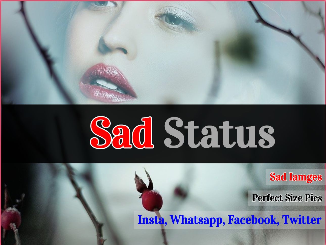 Photo Of Sad Status ~100 Best Sad Status For Whatsapp, - Sad Girl Status - HD Wallpaper 