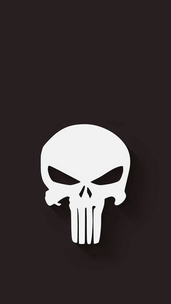 Punisher And Wallpaper Image - Punisher Skull Logo - 576x1024 Wallpaper ...