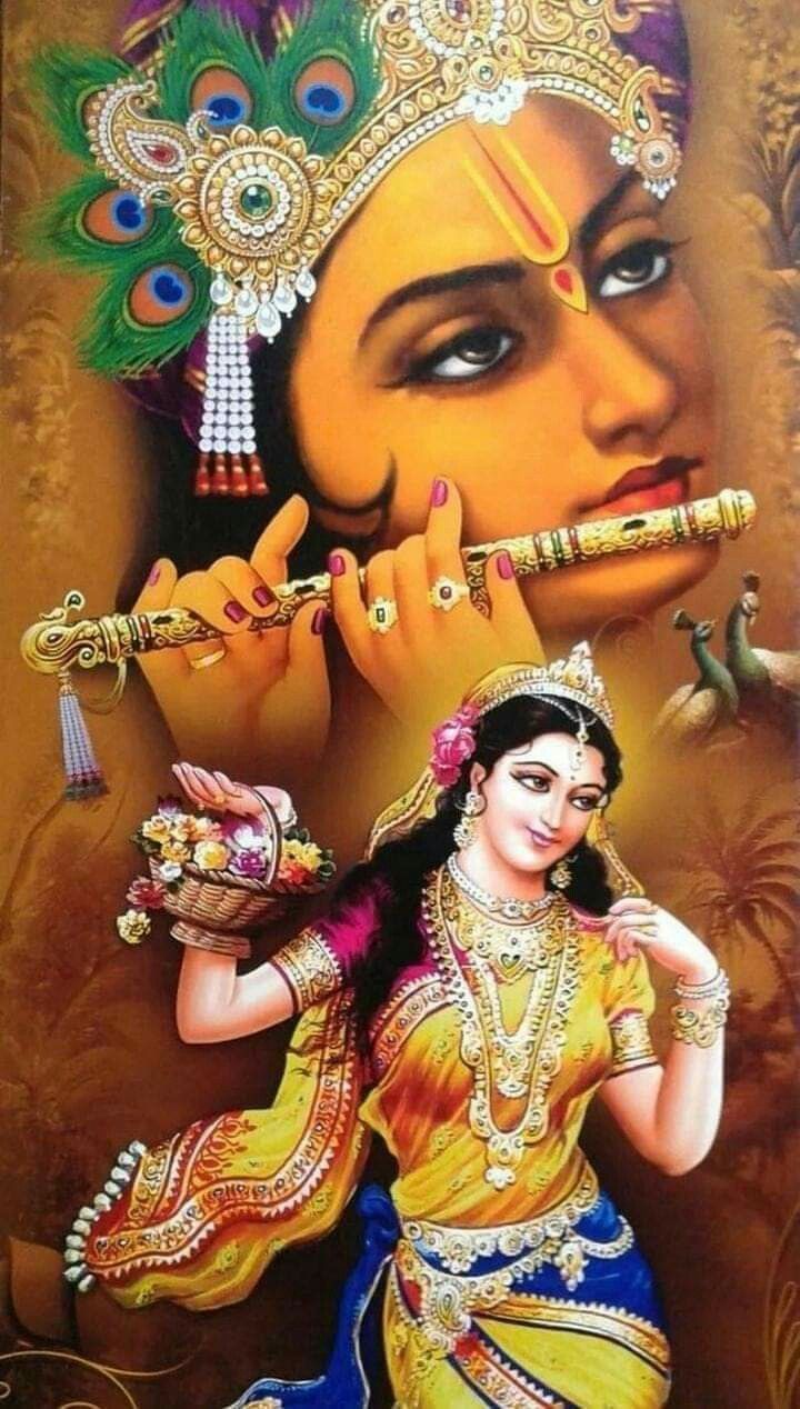 Radha Krishna Poster Hd - HD Wallpaper 