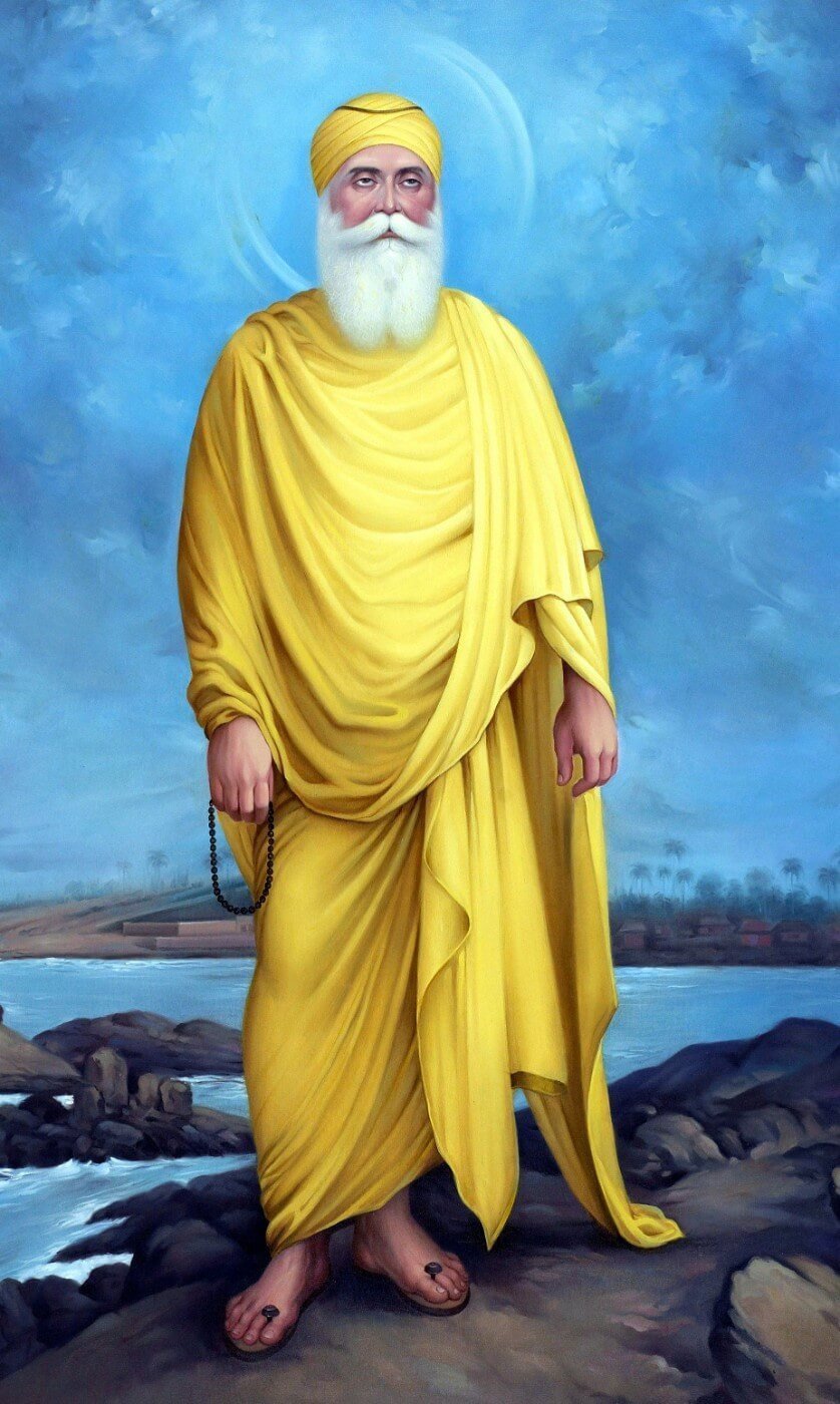 Guru Nanak Dev Ji Hd - HD Wallpaper 