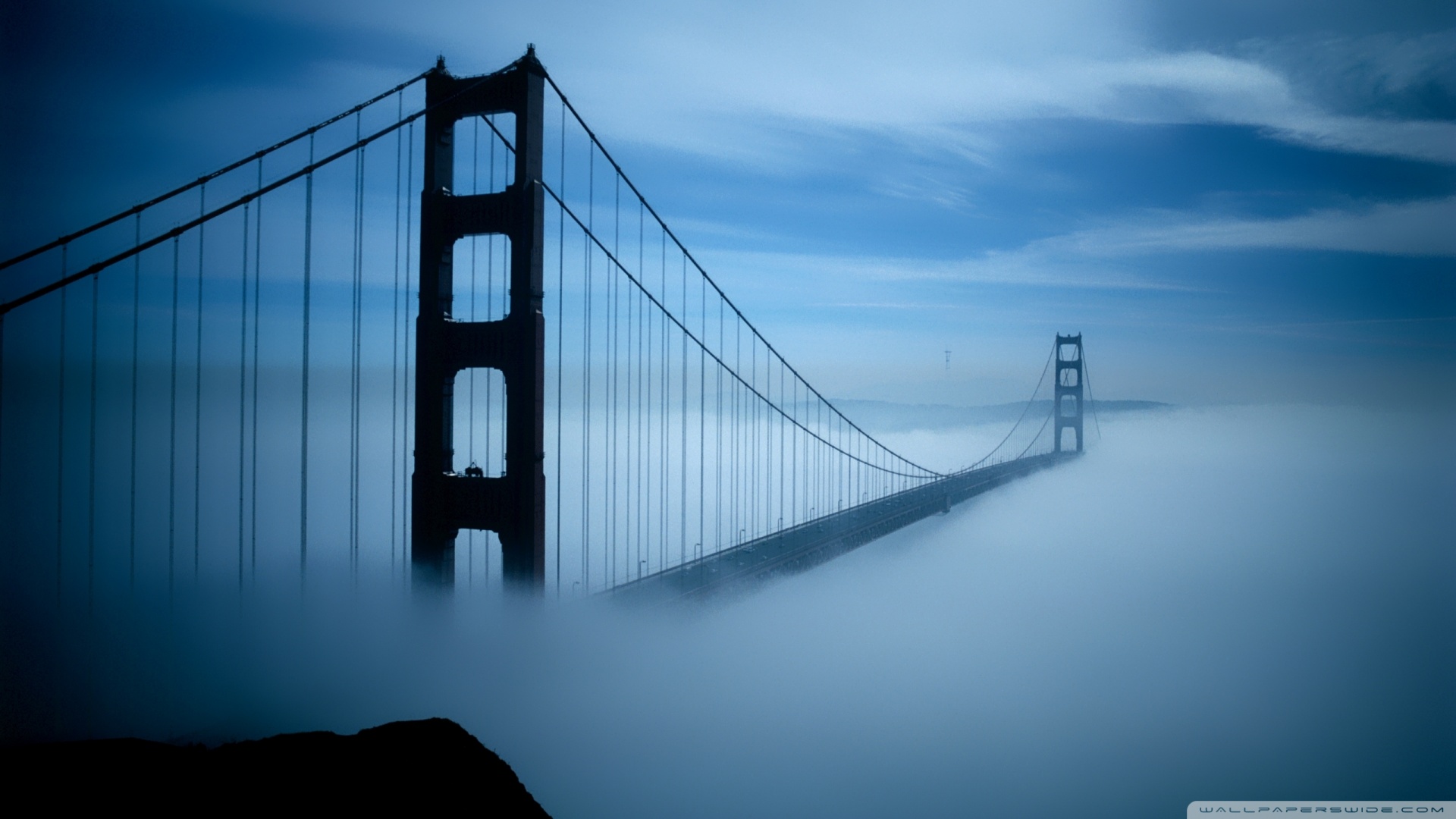 Bridge Hd Wallpapers Backgrounds Wallpaper - Golden Gate Bridge - 1920x1080  Wallpaper 