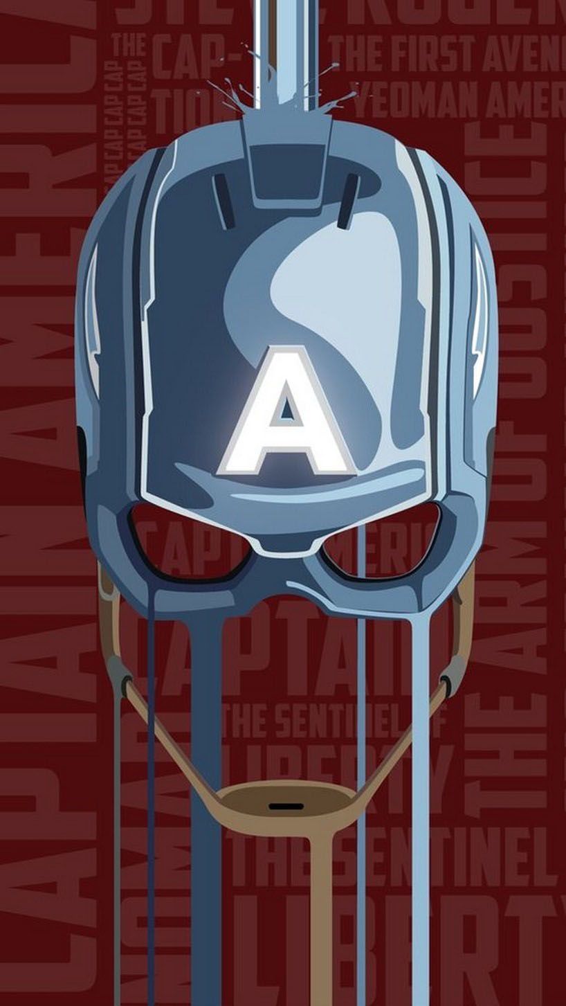 Captain America Helmet - HD Wallpaper 