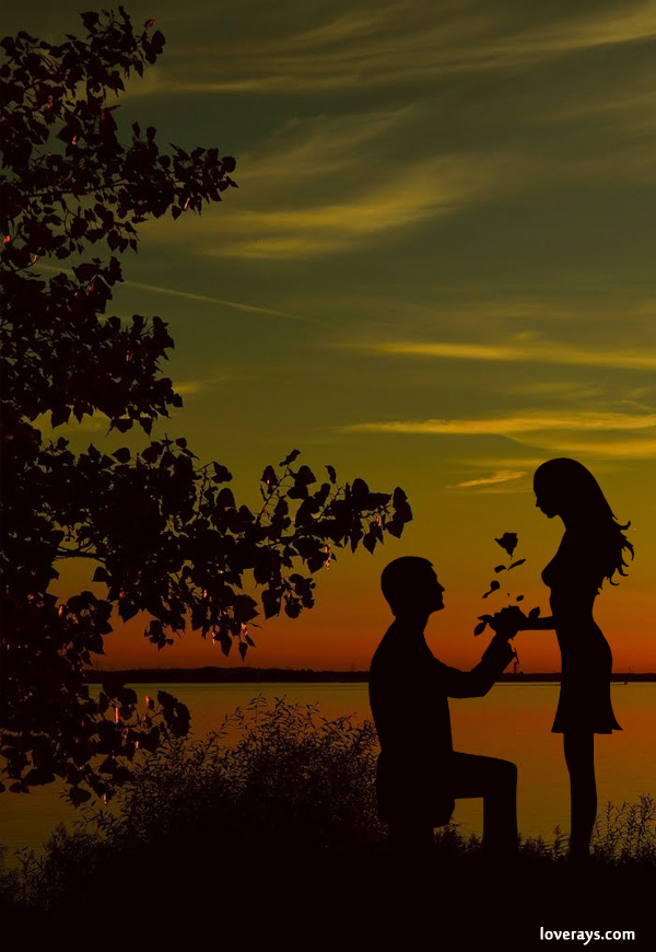 Lovers Sunset - HD Wallpaper 