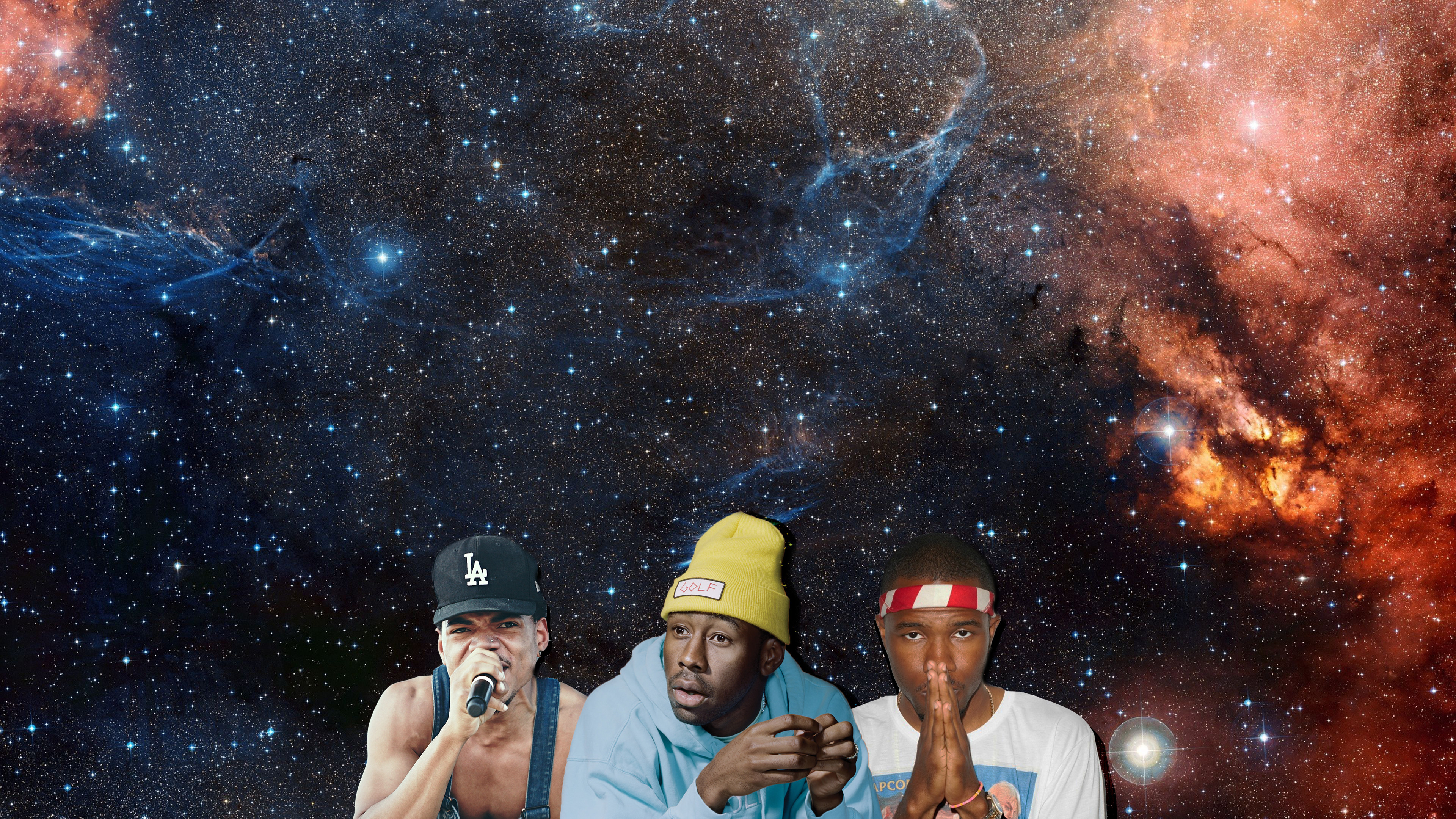 Tyler The Creator Chance The Rapper Frank Ocean Tyler The Creator Wallpaper 4k 3840x2160 Wallpaper Teahub Io