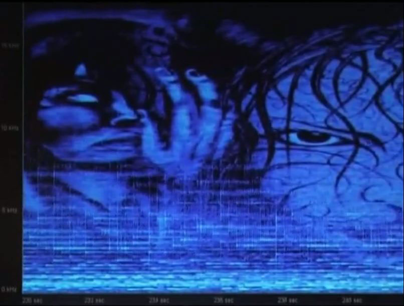 Stripes Spectrogram Hidden Picture In Music Song Hidden - Led-backlit Lcd Display - HD Wallpaper 