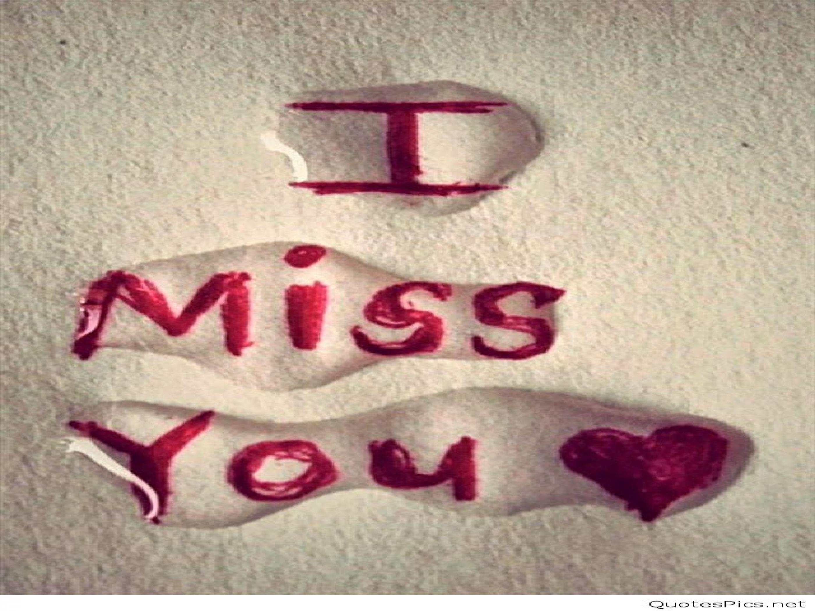 Miss You Wallpapers With Quotes - 2800x2100 Wallpaper - teahub.io