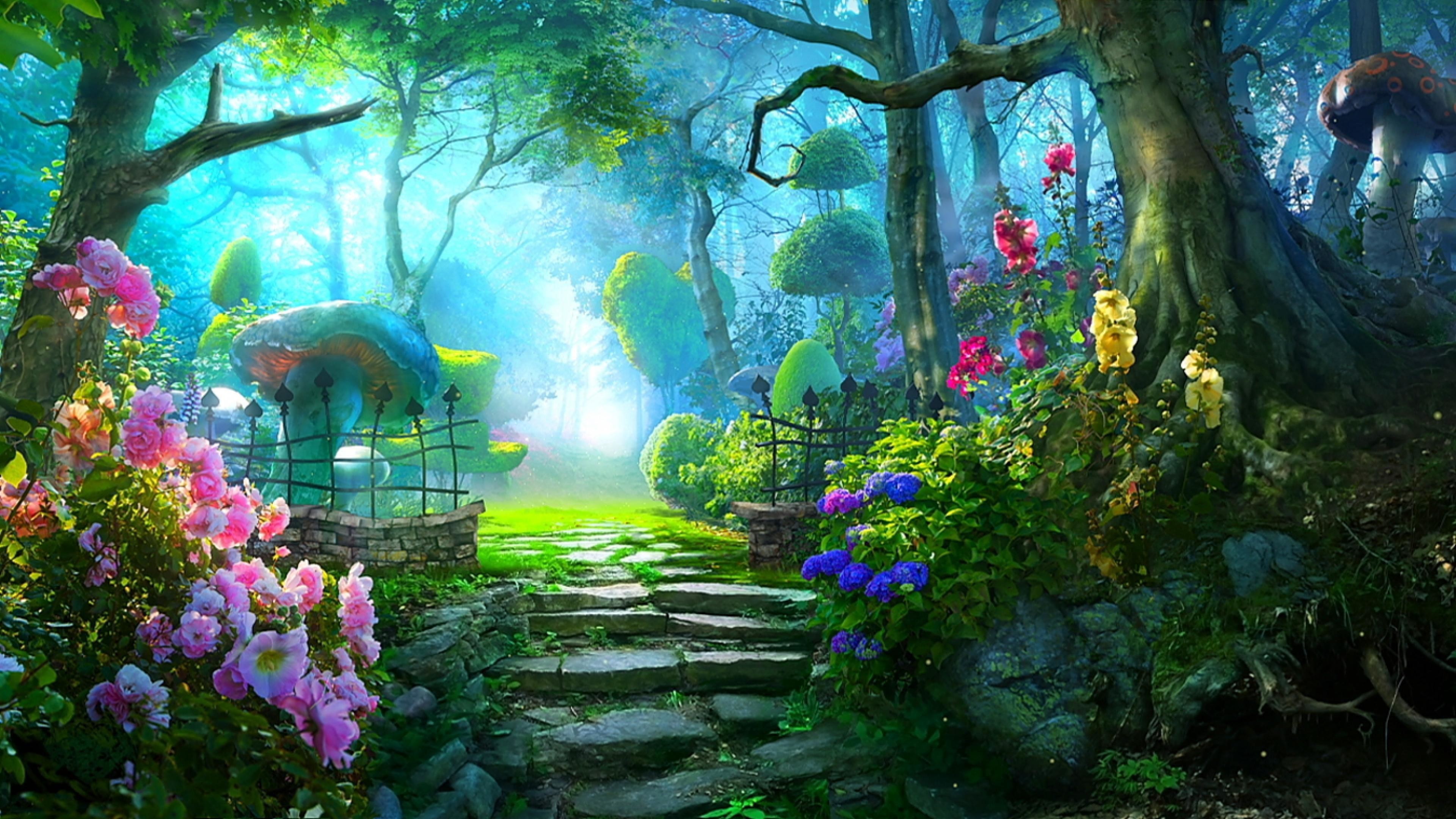 High Resolution Enchanted Forest - 3840x2160 Wallpaper - teahub.io