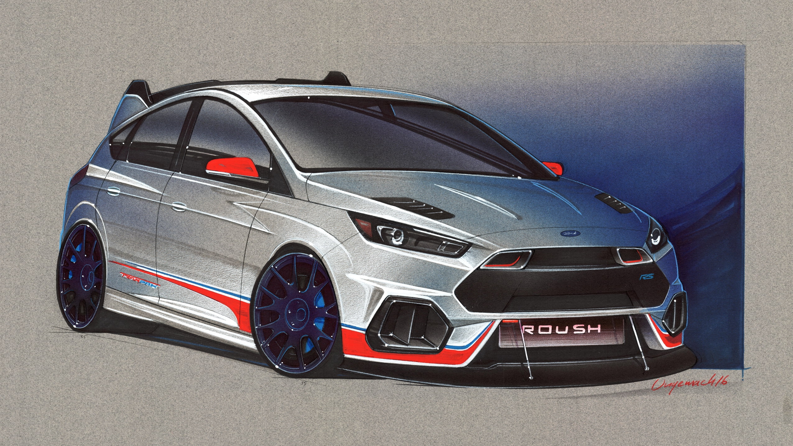 Modified Ford Focus Rs 2550x1435 Wallpaper Teahub Io