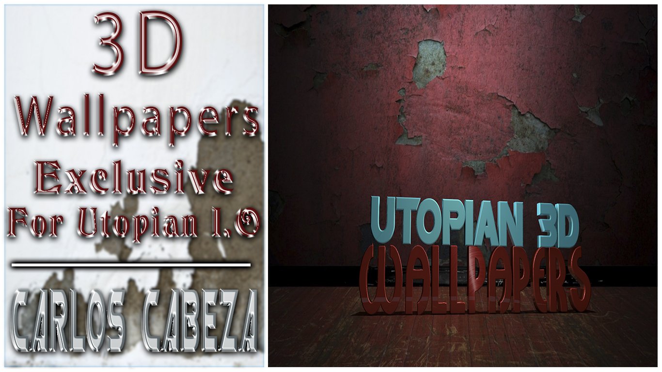 Wallpaper 3d Utopian - Poster - HD Wallpaper 