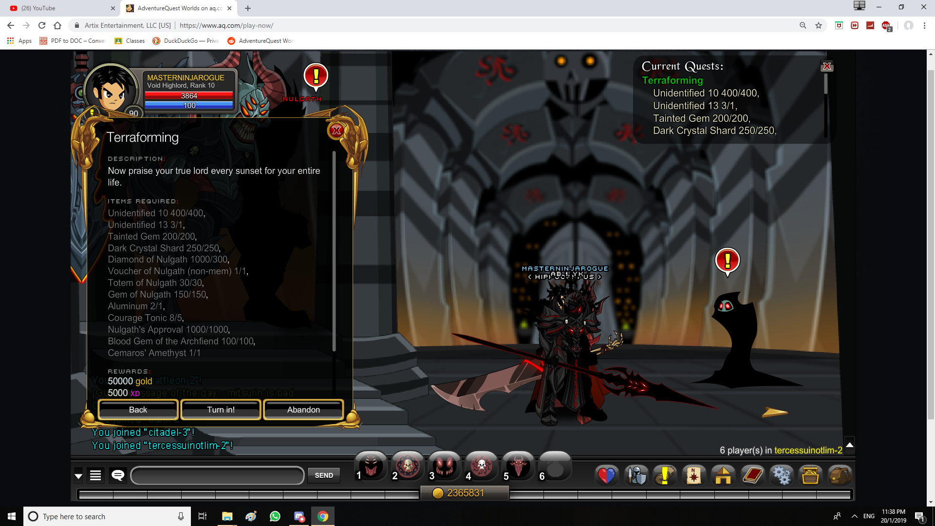 grimoire aqw 2019