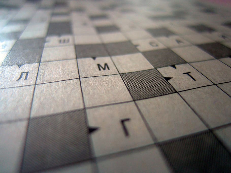 Crossword Puzzle, Background, Think, Intelligence, - Crossword Background - HD Wallpaper 