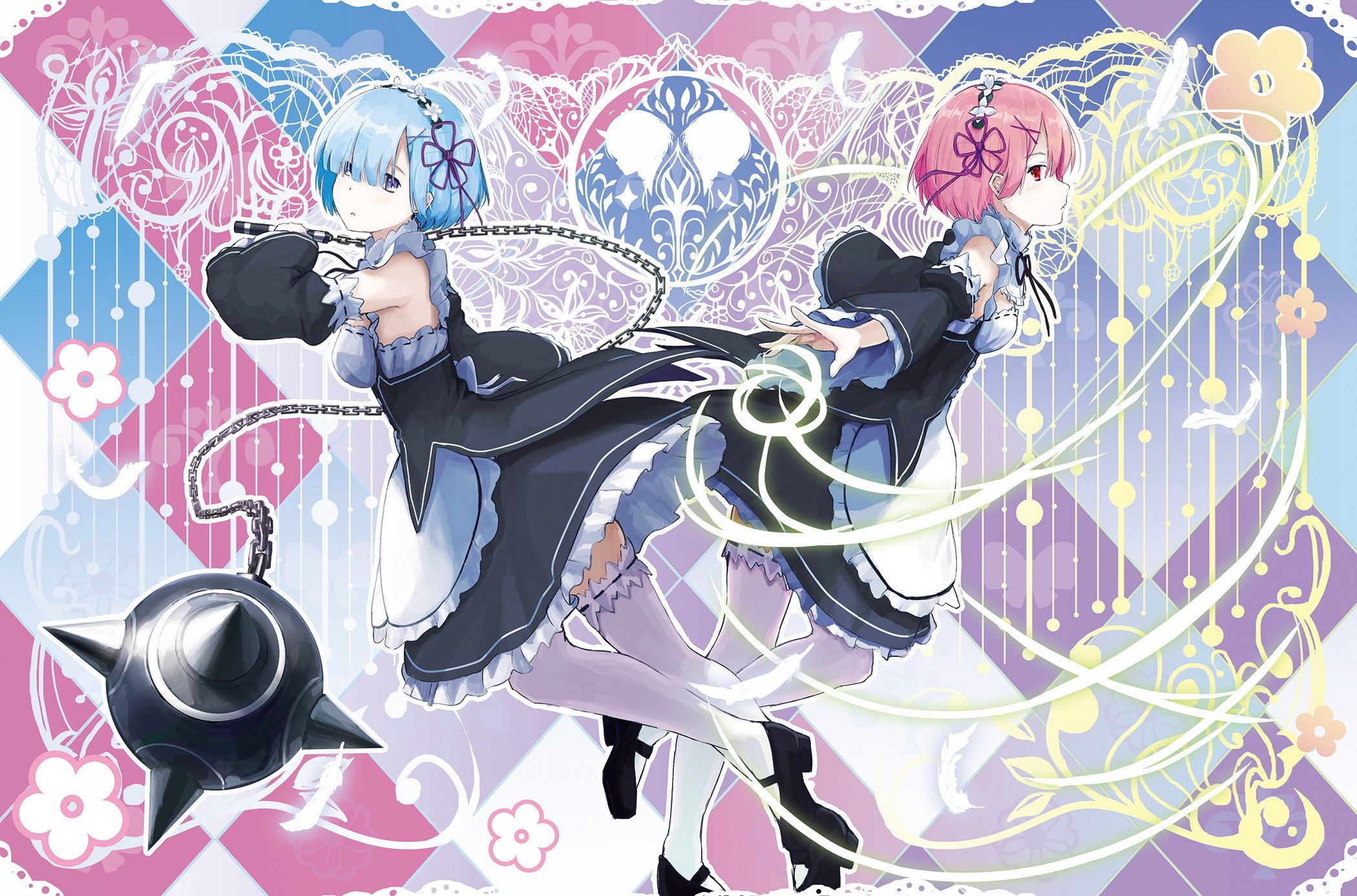 Re Zero Ram Weapon 2100x1387 Wallpaper Teahub Io