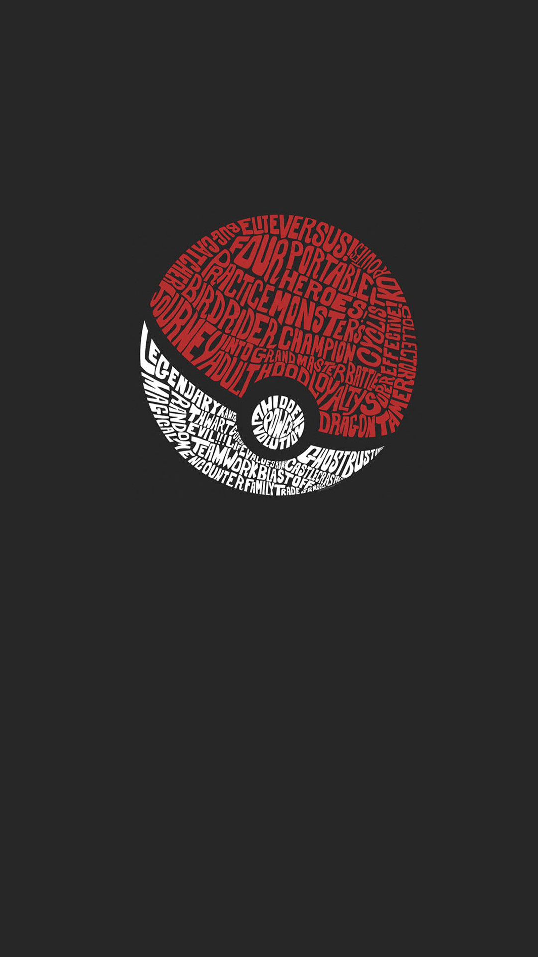 Minimal Walls For Pokemon Fans - Circle - HD Wallpaper 