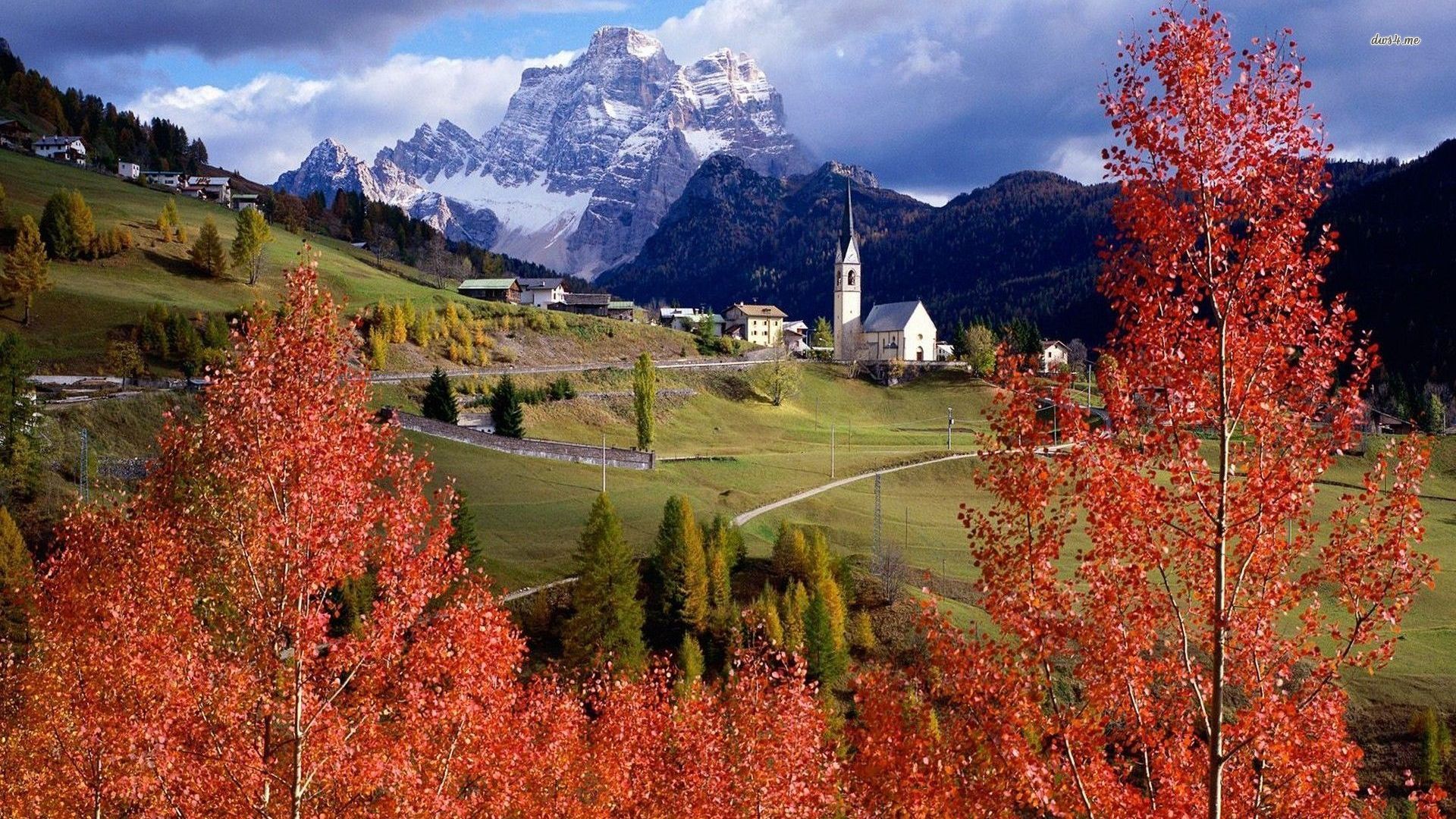 Autumn In North Italy 1920x1080 Wallpaper