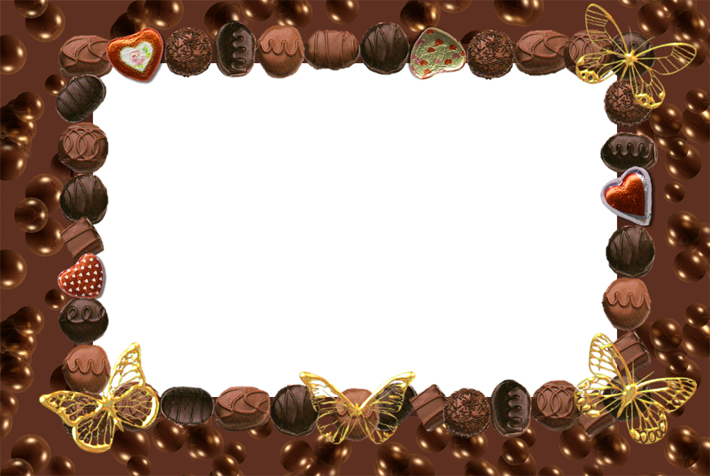 Chocolate Frame Themes Backgrounds - Border Chocolate Background Design -  1024x687 Wallpaper 