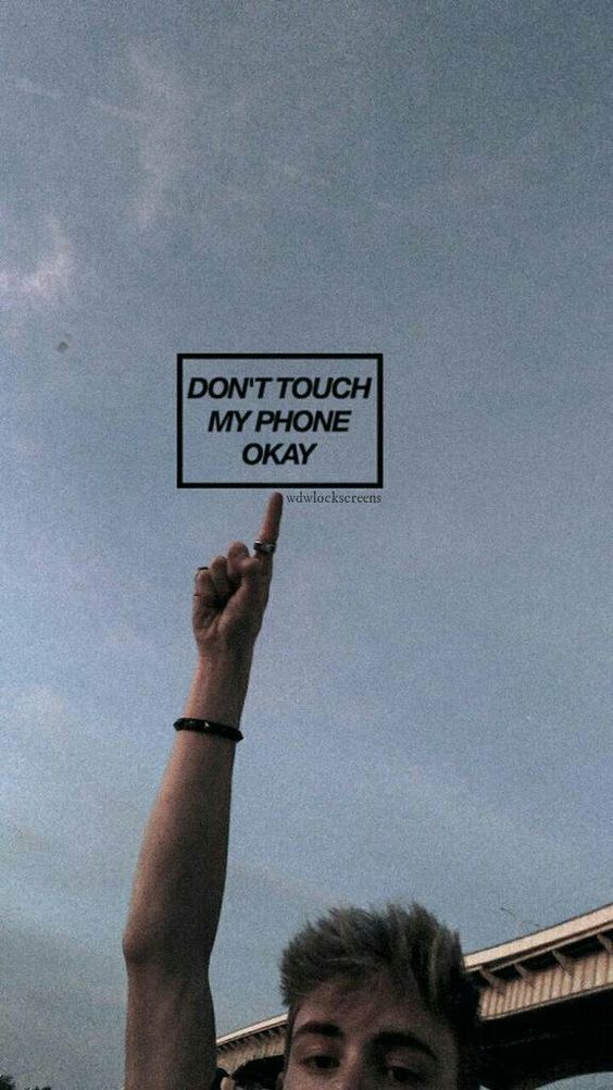 Don T We Dont Touch My Phone - HD Wallpaper 