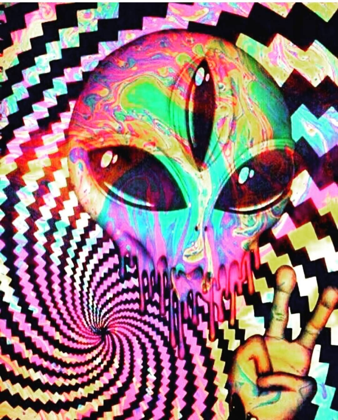 Trippy Cool Alien Wallpapers Because it's so big and partially covers